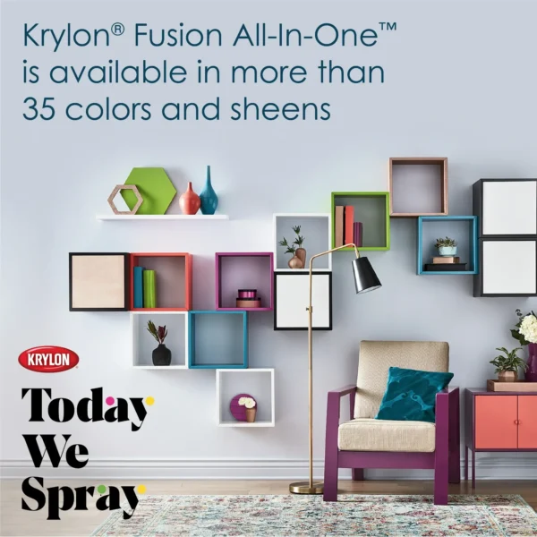 Krylon Fusion Spray Paint Spiced Amber 12 oz - Image 8