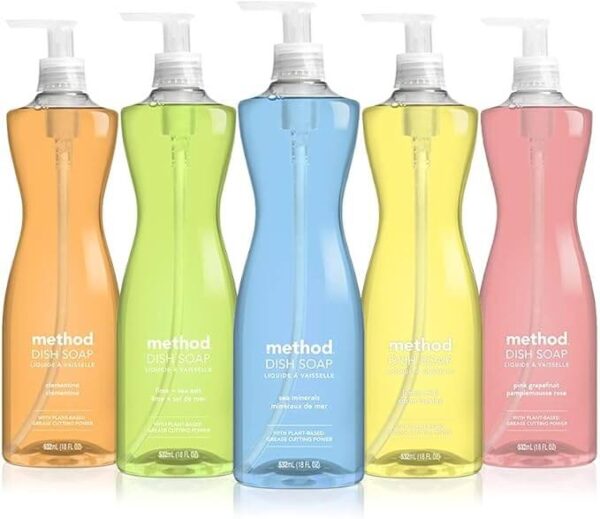 Method Dish Soap Pump Clementine 18 oz - Image 5