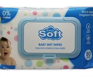 Simply Soft Baby Wipes 80 Ct