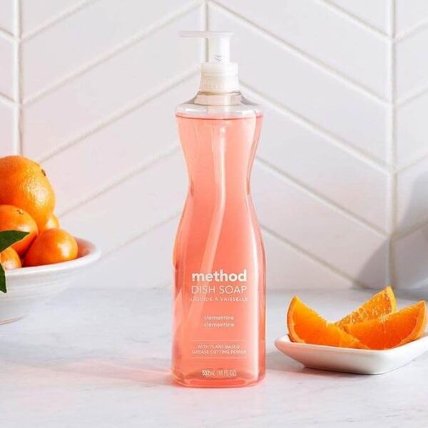 Method Dish Soap Pump Clementine 18 oz - Image 3
