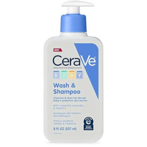 Cerave Baby Wash Shampoo 8 oz