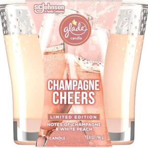 Glade Champagne Cheers Candle 3.4 Oz
