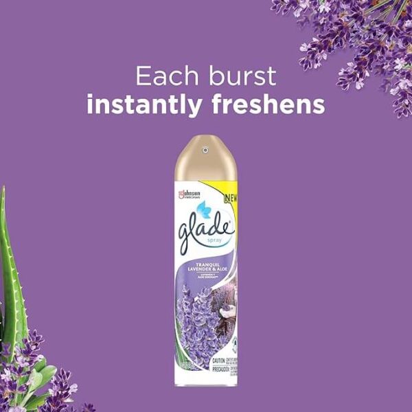 Glade Air Freshener Tranquil Lavender & Aloe 8 oz - Image 3