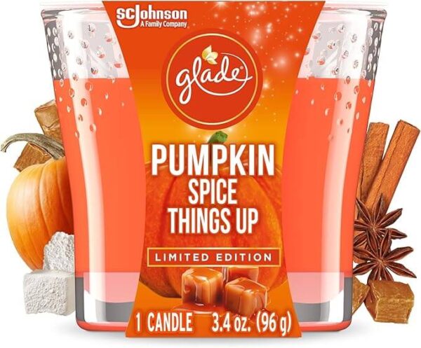 Glade Pumpkin Spice Things Up Candle 3.4 Oz