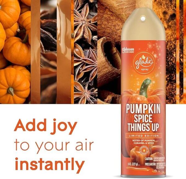 Glade Air Freshener Pumpkin Spice Things Up 8 Oz - Image 6