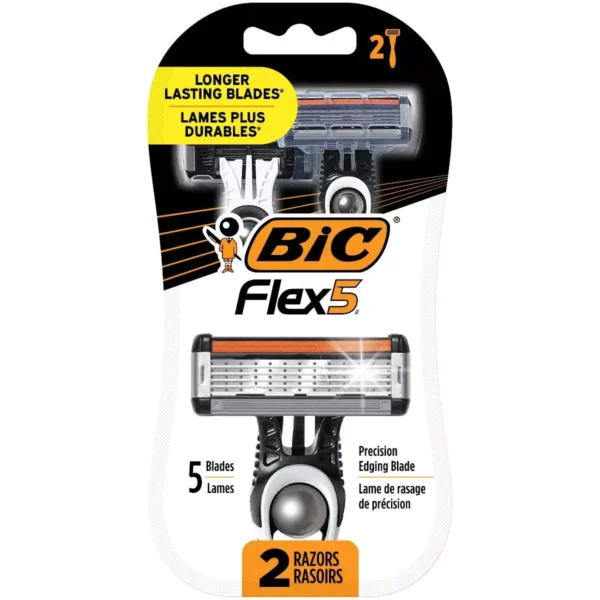 Bic Flex 5 Mens Razor 2ct