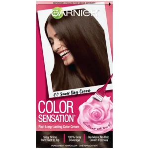 Garnier Color Sensation Hair Color Cream, 4.0 Snow Day Cocoa