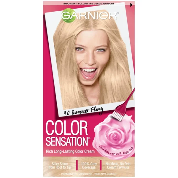 Garnier Color Sensation Hair Color Cream 9.0 Summer Fling - Image 5