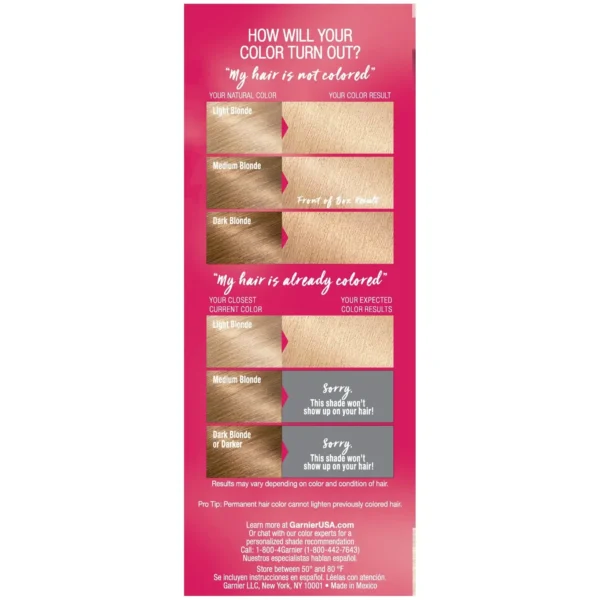Garnier Color Sensation Hair Color Cream 9.0 Summer Fling - Image 3