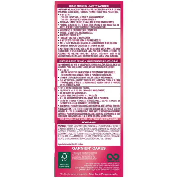 Garnier Color Sensation Hair Color Cream, 4.0 Snow Day Cocoa - Image 8
